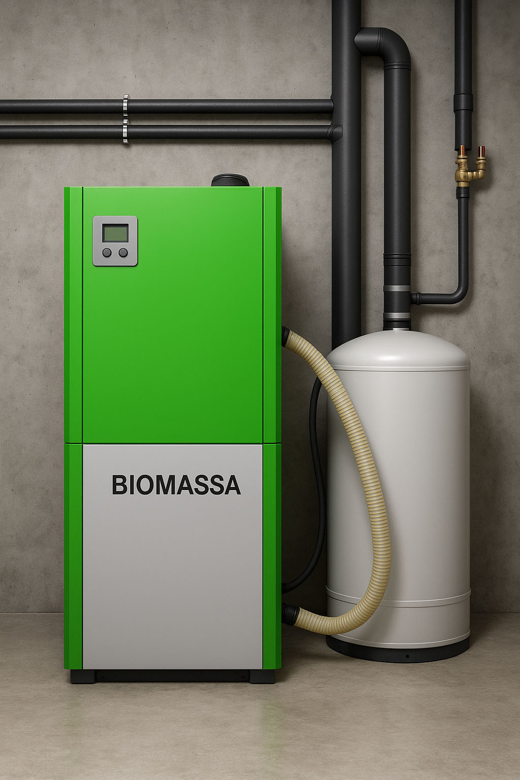caldera de biomasa para calefacción