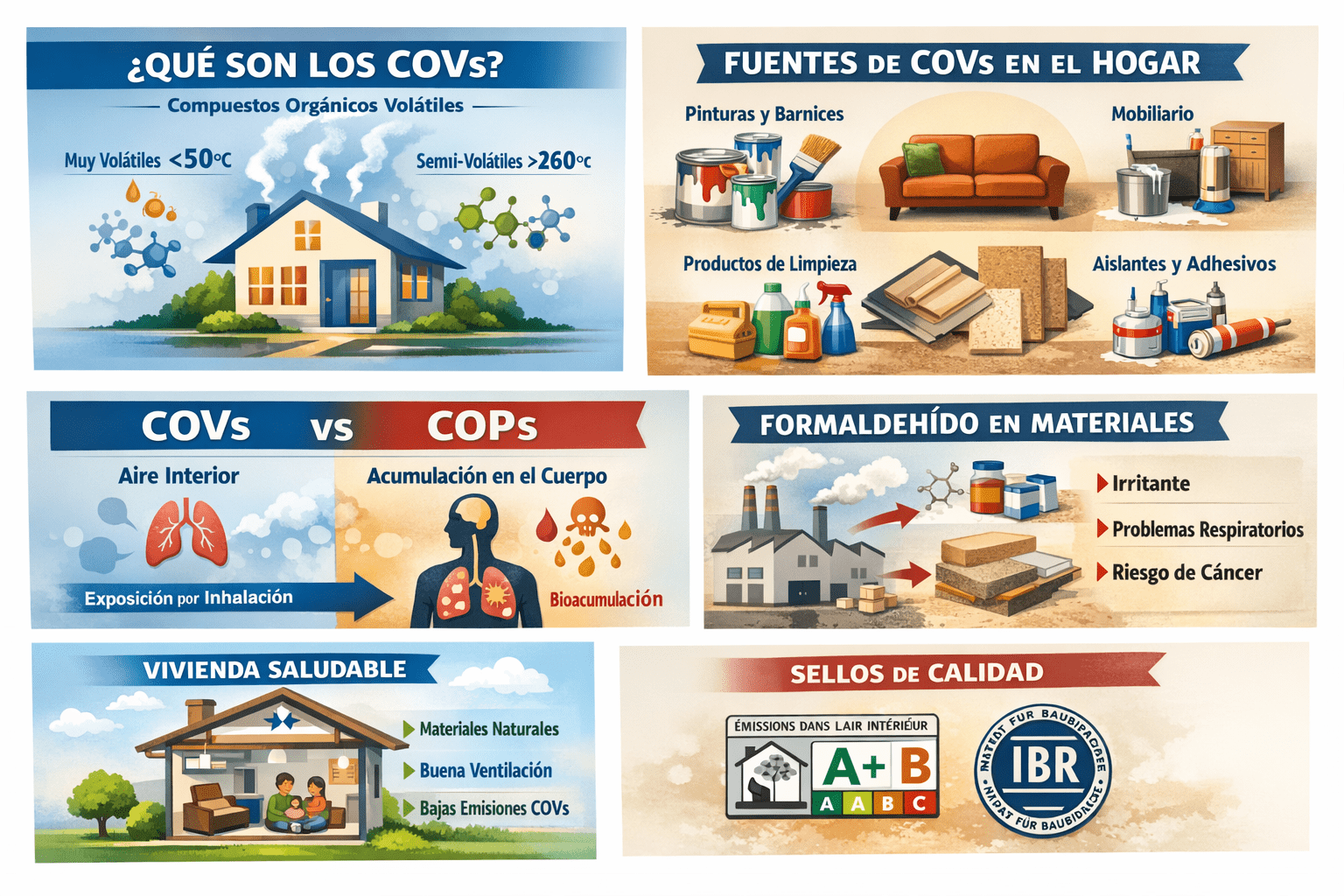 los covs en las casas saludables